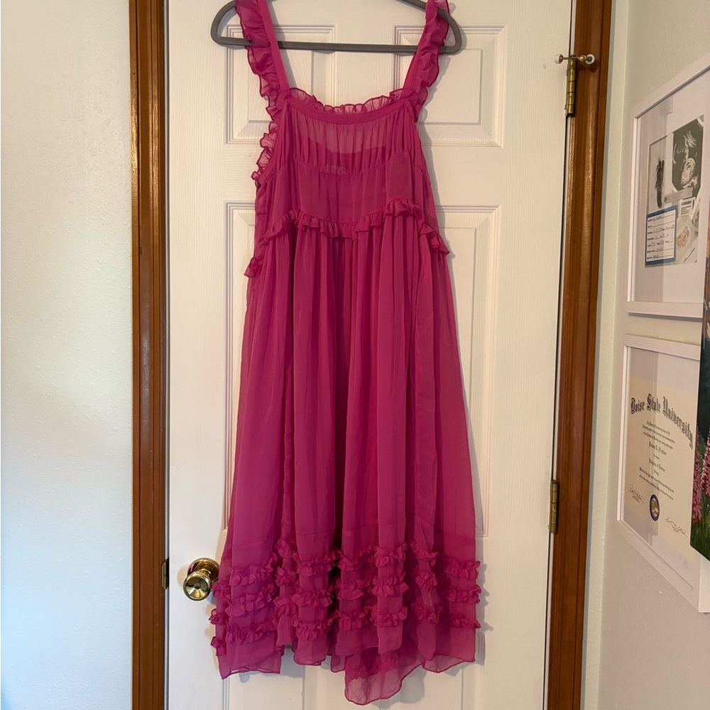 Pink Sheet woman’s dress
